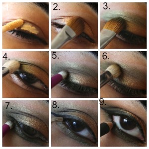 green-gold-diwali-makeup-tutorial